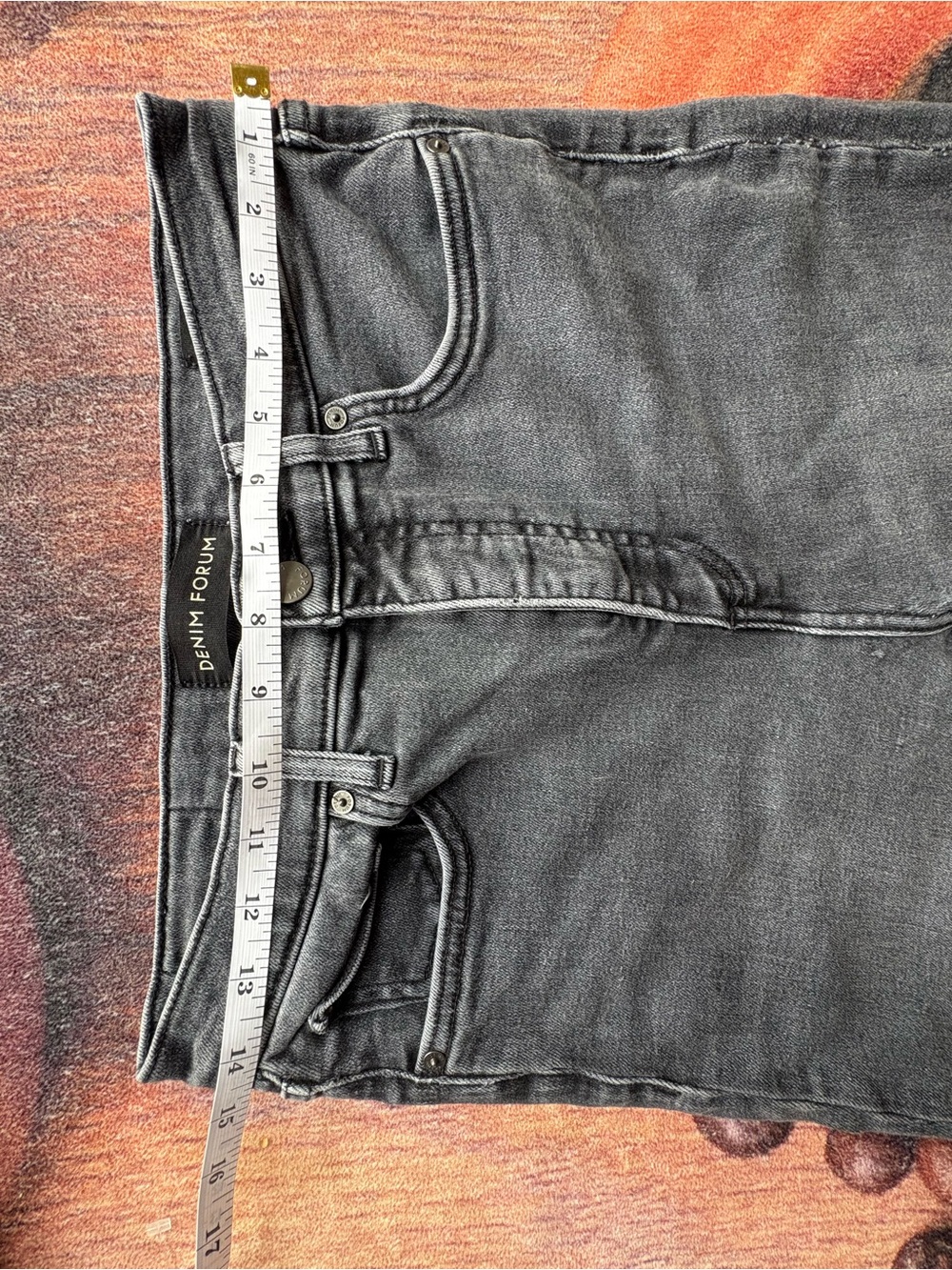 Denim Forum The Lola High Rise Skinny Jeans Raw Hem – Aritzia Size 29 dark wash - Picture 6 of 11